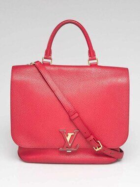 Louis Vuitton Coquelicot Taurillon Leather Volta Bag